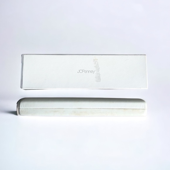 Genuine Aquamarine Silver Bracelet With Diamond Accents - Picture 8 of 8